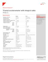 993A-5 triaxial sensor with integral cable - 2