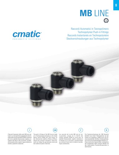 MB - Technopolymer Push in Fittings