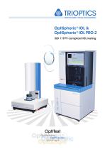 OptiSpheric® IOL & OptiSpheric® IOL PRO 2 ISO 11979 compliant IOL testing