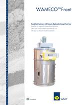 Round Dust Collectors with Elements Replaceable Through door WAMECO  TM FRONT Brochure - 1