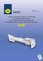 Tubular Trough Screw Conveyors CAO  Brochure