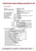 Small hole edm drilling machine S-26 - 2