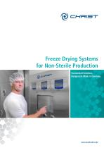 Freeze Drying Systems for Non-Sterile Production - 1