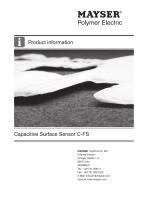 Capacitive Surface Sensor C-FS - 1