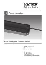 Capacitive system for buses & trains - 1