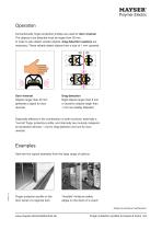 Finger protection profile for buses & trains - 3