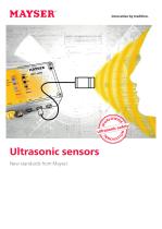 Ultrasonic sensors brochure - 1