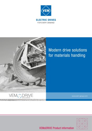 Modern drive solutions for materials handling