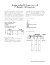 Porous metal filter elements - 9