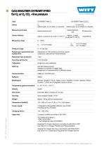 GAS ANALYSER OXYBABY® MED for O2 or O2/CO2 + line pressure 2025-2