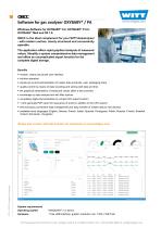 GAS ANALYSER OXYBABY® MED for O2 or O2/CO2 + line pressure 2025-3