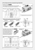 4 Port Solenoid Valve/Cassette Type Manifold SJ-4
