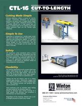 CTL16S - CNC Feed & Cut - Saw Type Cut for Coax and Small Tubing - 1