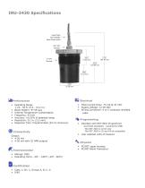 IRU-3430 Self-Contained Ultrasonic Level Sensor Brochure-2