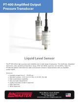 PT-400 Amplified Output Pressure Transducer Brochure - 1