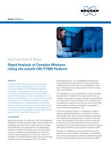 Rapid Analysis of Complex Mixtures Using the solariX-CM, FTMS Platform - 1