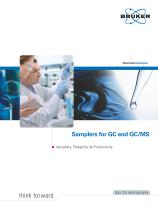 Samplers for GC and GC/MS ? Versatility, Reliability & Productivity - 1