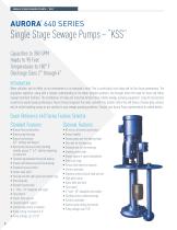 AURORA ® 640 SerieS SINGLE STAGE SEWAGE PUMPS-2