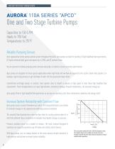 One and Two Stage Regenerative Turbine Series 100 - 2