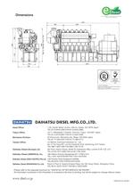 Environmentally Friendly Gensets Diesel Engine 6DE-23-4