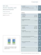 Power Quality and Measurements Product Catalog SR 10 V1.0 - 3