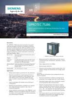 SIPROTEC 7SJ86 Overcurrent Protection as Backup Protection for Line Protection - 1