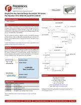 Single/One Axis Narrow Range Electrolytic Tilt Sensor | Part Number 0711-0763-99 and 0719-1138-99 - 2