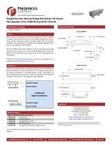 Single/One Axis Narrow Range Electrolytic Tilt Sensor | Part Number 0711-0768-99 and 0719-1143-99 - 2