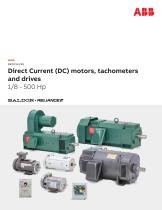 Direct Current (DC) motors, tachometers and drives-1
