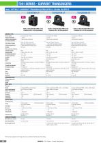 T201 SERIES AC/DC CURRENT TRANSDUCERS - 12