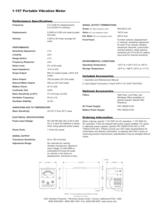 Portable Vibration Meter - 2