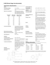 Strain Gage Accelerometer - 2