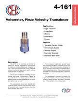 Velometer, Piezo Velocity Transducer - 1