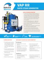 VAP RR - Babcock Wanson - PDF Catalogs | Technical Documentation | Brochure