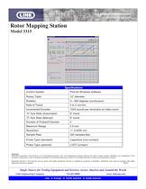 Rotor Mapping Station Model 3315 - 2