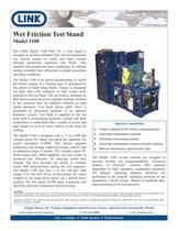 Wet Friction Test Stand Model 3100 - 1