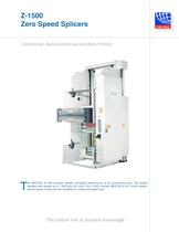 Z-1500  Splicer for commercial and book printing <1800 fpm / 9,2 m/s-1