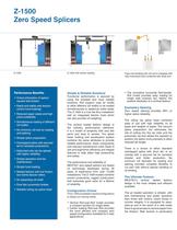 Z-1500  Splicer for commercial and book printing <1800 fpm / 9,2 m/s-2