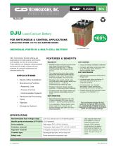 DJU Lead-Calcium Battery - 1