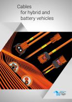 Hight Voltage Cables for Hybrid and Battery Vehicles