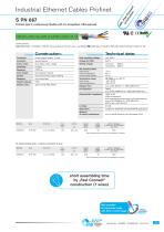 Industrial Ethernet Cables CAT 5 | CAT 6 | CAT 7 - 9