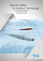 Medical Device Cables | SPECIAL CABLES FOR MEDICAL TECHNOLOGY