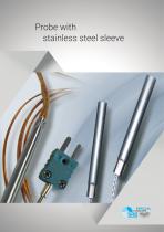 Probe with stainless steel sleeve