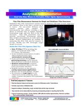 Analytical Instrumentation Thin Film Measurement Systems for Single and Multilayer Film Structures - 1