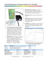 SL4-DT Deuterium & Tungsten Light for UV-VIS-NIR