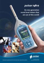 The Pulsar Nova Range of Sound Level Meters - 1