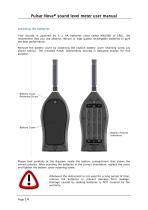 User manual for Nova® sound level meters - 14