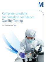 Complete solutions for complete confidence Sterility Testing - 1