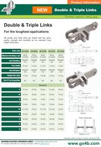 Double and triple forged chain links - 1