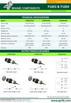 P1003 and P1004 - 18mm Inductive Proximity Sensor - 2